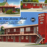 River View Motel postcard